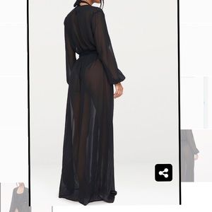 Pretty Little Things Maxi Belted Beach Kimono